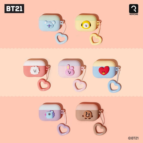 BT21 Official Airpods Pro Case Heart Ring Duo