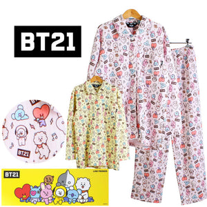 BT21 JAPAN Official Pajama Set kheartshop