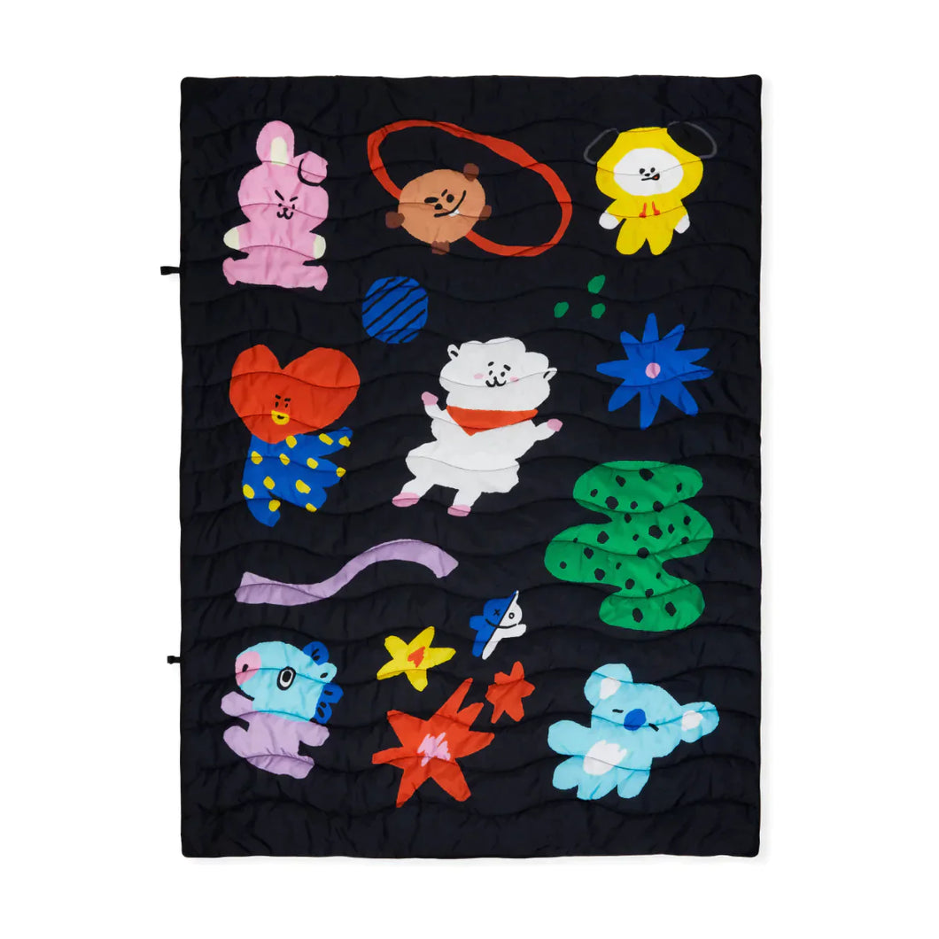 BT21 Official Winter Collection Padded Blanket