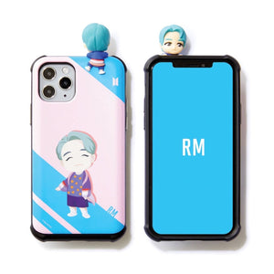 BTS Official CHARACTER Figure Slide Bumper Case Edge Line Version (for iPhone and Samsung)