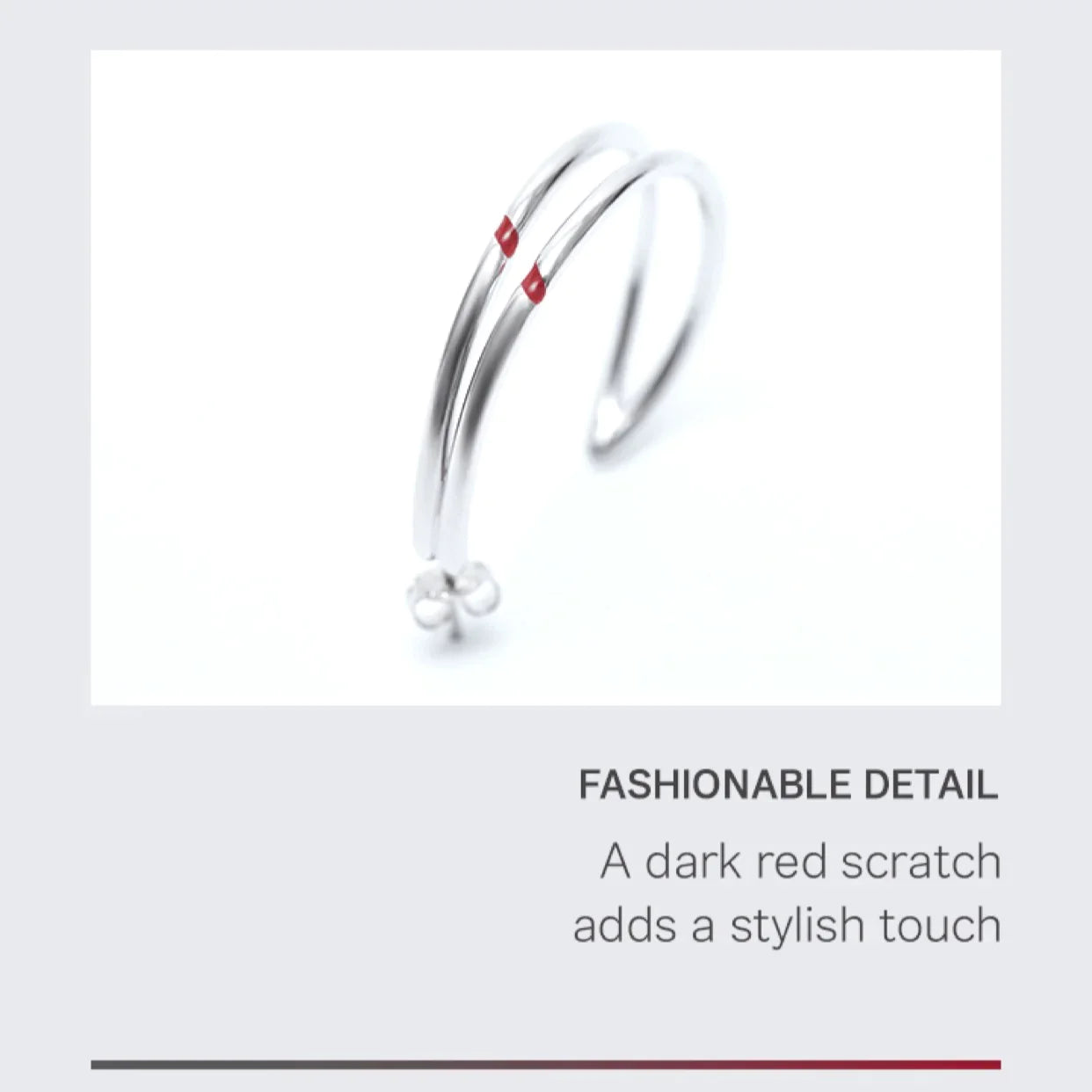 ARTIST MADE COLLECTION - JIMIN RED CARVING EARRING – kheartshop