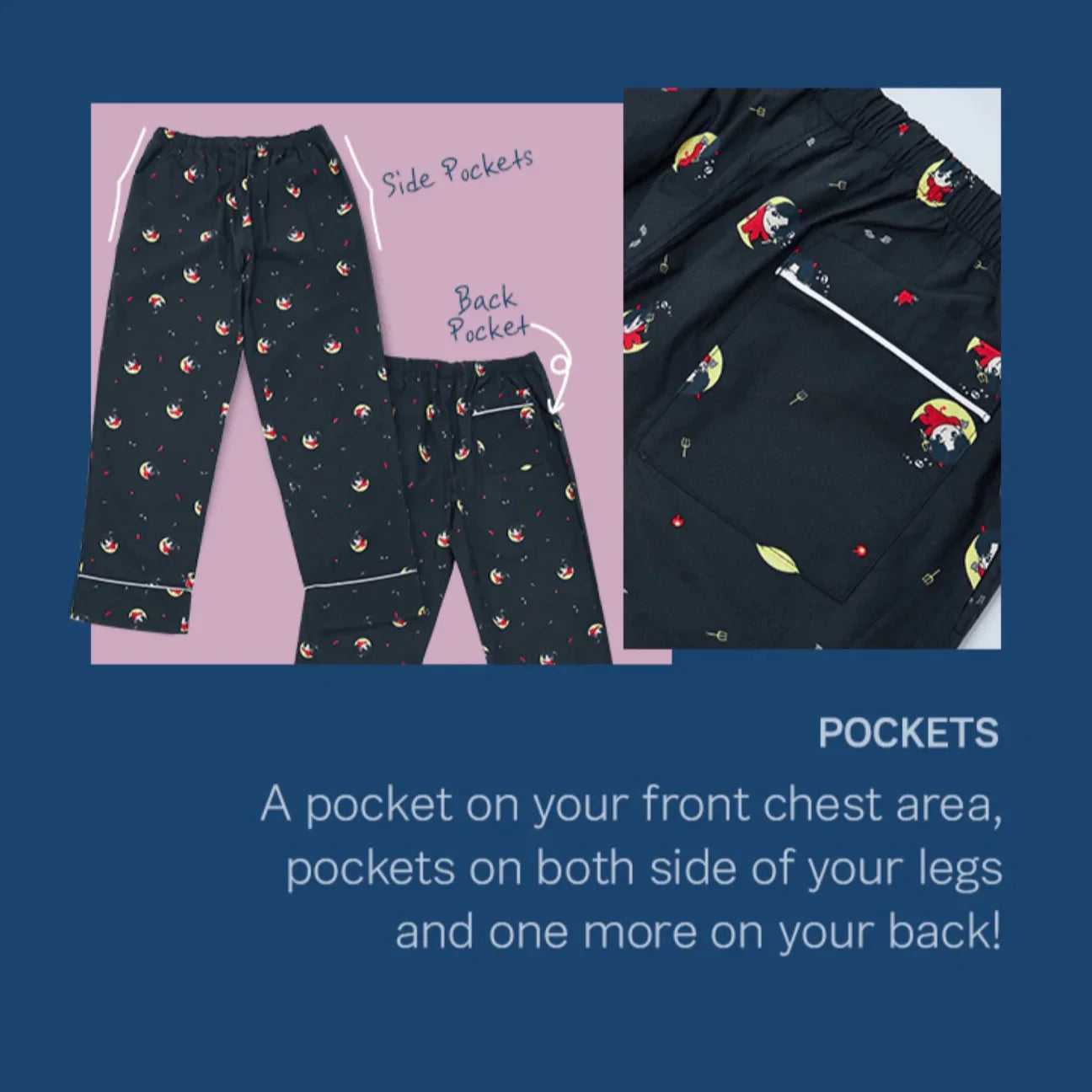 ARTIST MADE COLLECTION - JIN GOOD DAY / BAD DAY PAJAMA (M&L SIZE ARTIST MADE COLLECTION - JIN GOOD DAY / BAD DAY PAJAMA (M&L SIZE