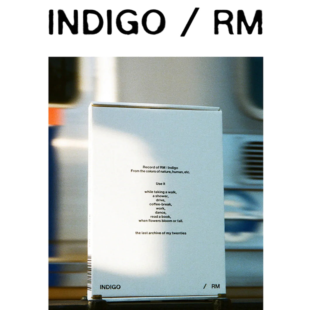 BTS RM - INDIGO Book Edition (+ Weverse PO)