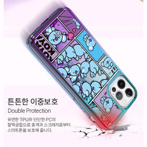 BT21 Official Focus On Me Bling Aqua Case (For Samsung)