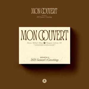 MONSTA X 2023 Official Season's Greetings - MON COUVERT Desk Calendar