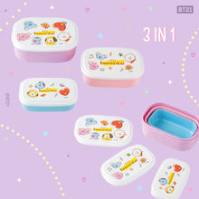 BT21 JAPAN - Official Seal Container 3 Piece Set