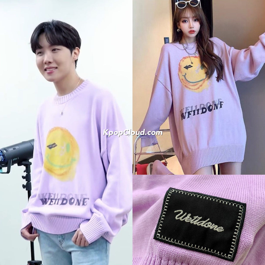 BTS J-Hope Style “ Well ” Pullover