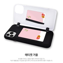 BTS OFFICIAL IDOL OPEN Card Case + Mirror (for iPhone)