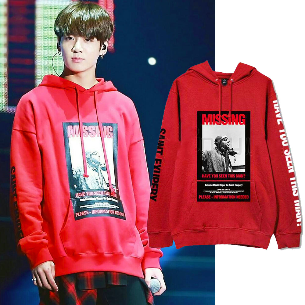 BTS] Jungkook ''Missing'' Hoodie – kheartshop