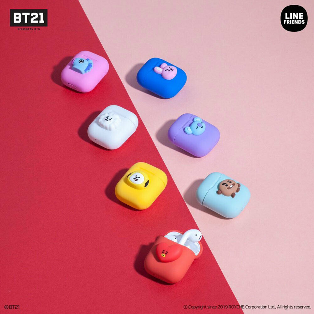 BT21 Silicone Charging Case For Apple Airpod (Free Shipping)